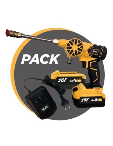 HIDROLIMPIADORA S/CARBONES 20V + BATERIA 4AH + CARGADOR BLIM