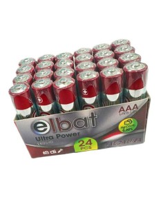 PACK 24 PCS PILAS ALCALINAS LR03/AAA ELBAT 2