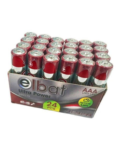 PACK 24 PCS PILAS ALCALINAS LR03/AAA ELBAT