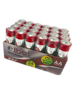 PACK 24 PCS PILAS ALCALINAS LR6/AA ELBAT 2