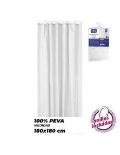 CORTINA DE BAÃ‘O 180X180 BLANCA HBS