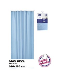 CORTINA DE BAÃ‘O 140X180 AZUL HBS