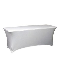 FUNDA PARA MESA RESINA 150CM BLANCA