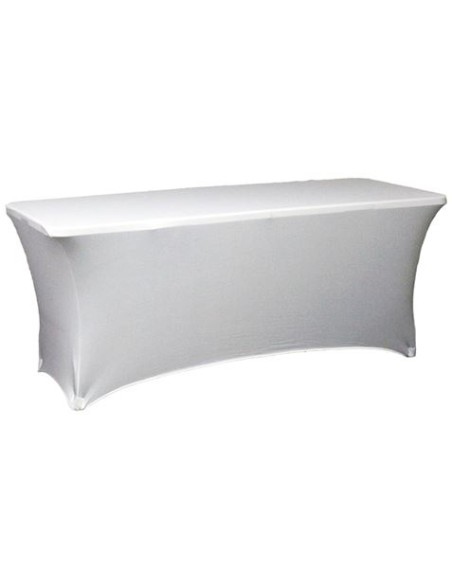 FUNDA PARA MESA RESINA 240CM BLANCA