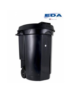 CUBO DE BASURA CON RUEDAS DE 110 LITROS EDA