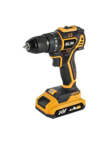 PACK 20V TALADRO + LLAVE IMPACTO + RADIAL S/CARBONES | 2 BATERIAS 4AH BLIM