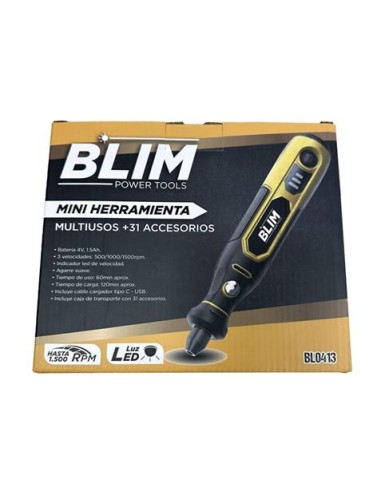 MINI HERRAMIENTA MULTIUSOS BATERÃA 4V + 31 ACCESORIOS BLIM