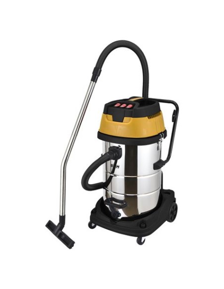 ASPIRADORA INOXIDABLE 80 LITROS 3000W TRES MOTORES BLIM