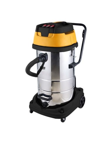 ASPIRADORA INOXIDABLE 80 LITROS 3000W TRES MOTORES BLIM