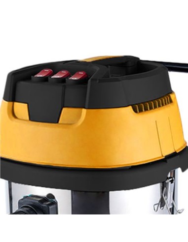 ASPIRADORA INOXIDABLE 80 LITROS 3000W TRES MOTORES BLIM