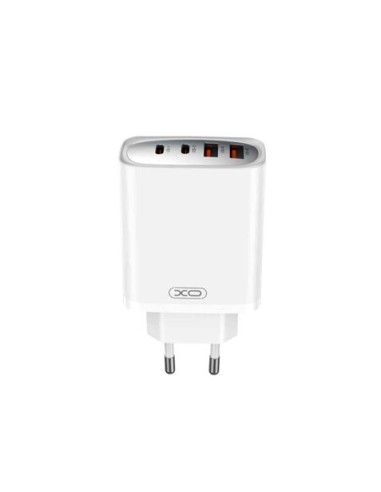 CARGADOR USB-A X2 + USB-C X2 45W CE22 XO