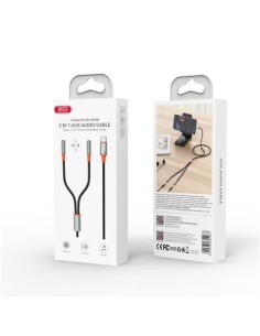 CABLE ADAPTADOR TIPO C A 2 MINI JACK HEMBRA XO 2
