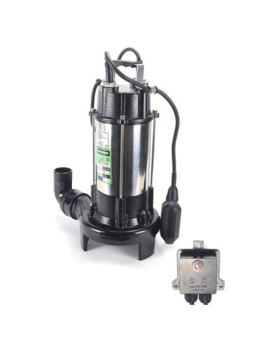 BOMBA DRENAJE AGUAS SUCIAS 1.100W CON TRITURADORA MADER