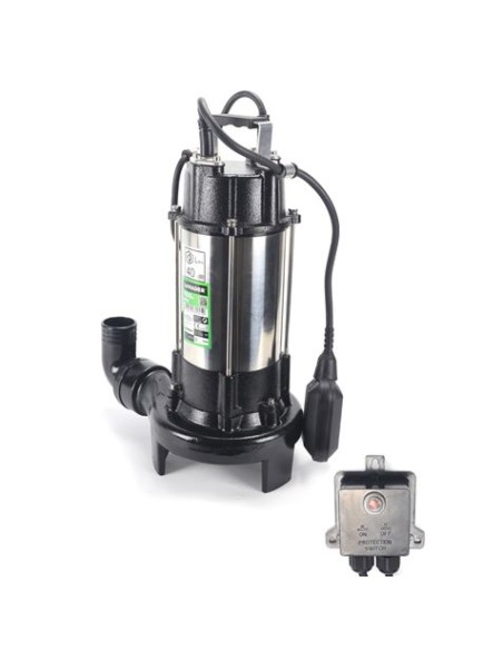 BOMBA DRENAJE AGUAS SUCIAS 1.100W CON TRITURADORA MADER