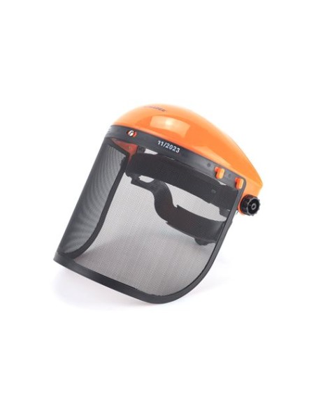 VISERA DE PROTECCION FACIAL METALICA NARANJA MADER