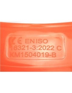 VISERA DE PROTECCION FACIAL METALICA NARANJA MADER 2