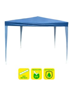 CARPA ACERO RAFIA 3X3 METROS AZUL OSCURO SUNGARDEN