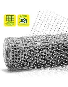 TELA METÃLICA GALVANIZADA 12.7X12.7X0.9MM 1X25 METROS SUNGARDEN