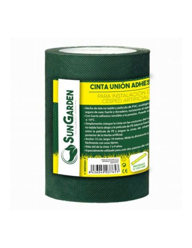 CINTA UNIÃ“N ADHESIVA PARA INSTALACIÃ“N CÃ‰SPED ARTIFICIAL 0.15X10M SUNGARDEN