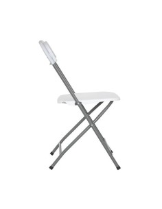 SILLA RESINA PLEGABLE 80X50X45CM BLANCA SUNGARDEN 2