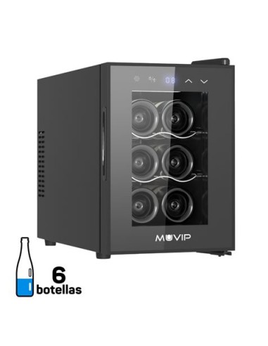 VINOTECA 6 BOTELLAS 58W 39CM MUVIP
