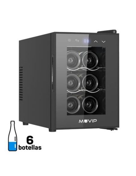 VINOTECA 6 BOTELLAS 58W 39CM MUVIP