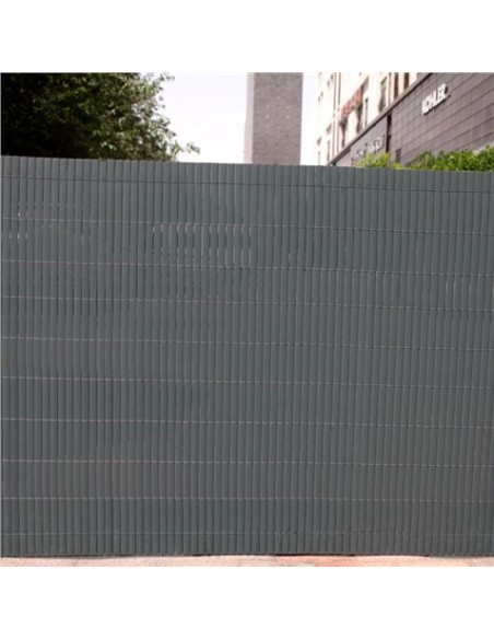 CAÃ‘IZO PLÃSTICO DOBLE CARA 1X3 METROS GRIS OSCURO SUNGARDEN