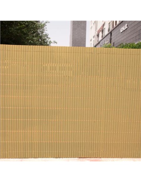 CAÃ‘IZO PLÃSTICO DOBLE CARA 2X3 METROS MARRON CLARO SUNGARDEN