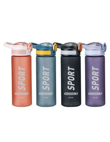 BOTELLA DE AGUA 600 ML SPORT CON BOQUILLA