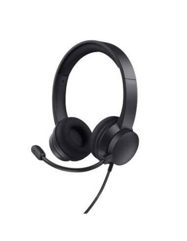 AURICULARES CON MICROFONO Y CANCELACION DE RUIDO USB TRUST
