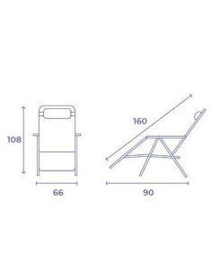 TUMBONA PLEGABLE BURDEOS DE ACERO CON COJIN CERVICAL 2