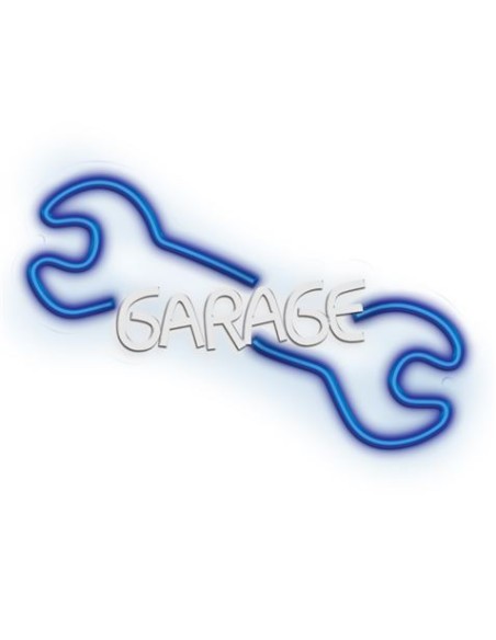LAMPARA DECORATIVA NEON LED GARAGE FOREVER