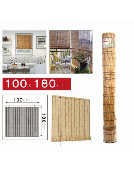 ESTOR ENROLLABLE EFECTO BAMBU 100X180CM