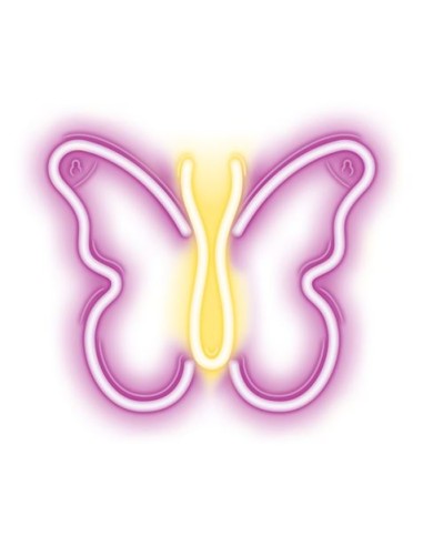 LAMPARA DECORATIVA NEON LED BUTERFLY FOREVER