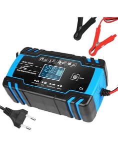 CARGADOR BATERIAS AUTOMATICO 12/24V 8A LX1204