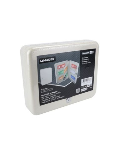 CAJA SEGURIDAD GUARDALLAVES DE PARED PARA 60 LLAVES MADER