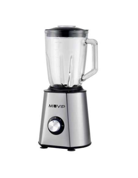 BATIDORA INOXIDABLE VASO CRISTAL 1500W 1.5 LITROS MUVIP