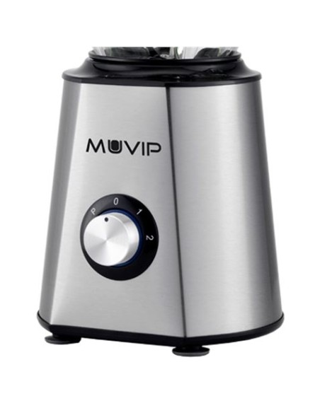 BATIDORA INOXIDABLE VASO CRISTAL 1500W 1.5 LITROS MUVIP