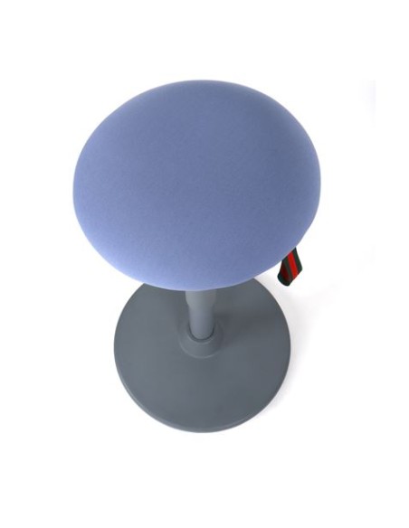 TABURETE MULTIUSOS BALANCIN DESIGN AZUL CLARO CROMAD