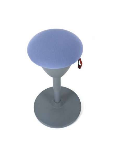 TABURETE MULTIUSOS BALANCIN DESIGN AZUL CLARO CROMAD