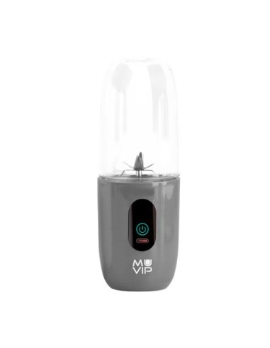 BATIDORA DE VASO PORTÃTIL RECARGABLE COLOR DESIGN 460ML GRIS MUVIP