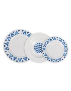 VAJILLA 12 PIEZAS MARVIN LA MEDITERRANEA