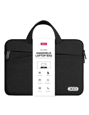 MALETÃN EJECUTIVO PARA PORTÃTILES HASTA 13\" CB01BK NEGRO XO