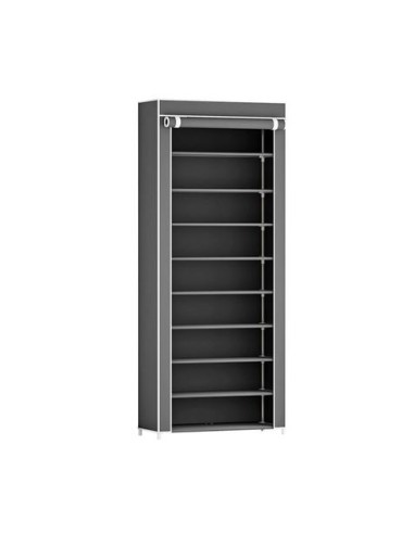 ORGANIZADOR DE ZAPATOS CON CUBIERTA 60X30X158 GRIS