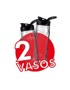 BATIDORA SMOOTHIE 300W INOX 2 VASOS 600ML MUVIP 2