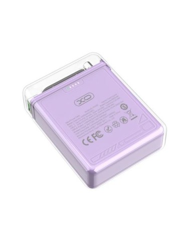 POWERBANK MAGNÃ‰TICA MINI PR226 LED 10000MAH | USB + TIPO C | VIOLETA XO