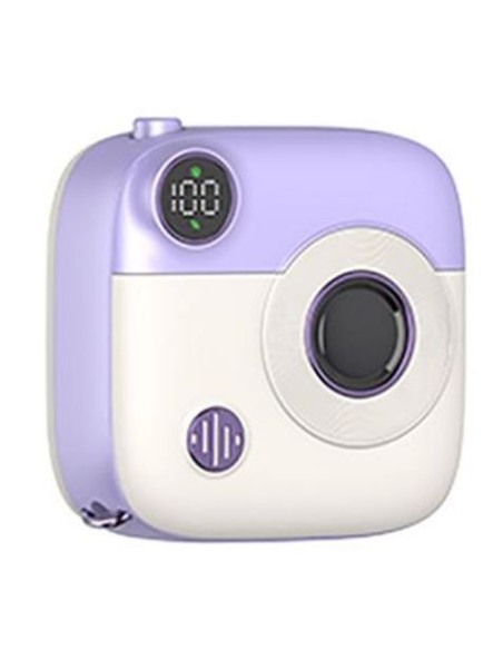 POWERBANK MAGNÃ‰TICA MINI PR223 10000MAH | TIPO C | VIOLETA/BLANCA XO