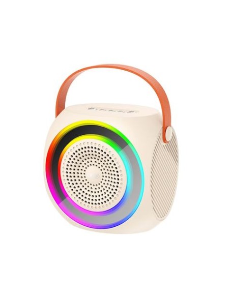 ALTAVOZ BLUETOOTH F42 + MICRÃ“FONO + EFECTOS LED BLANCO XO