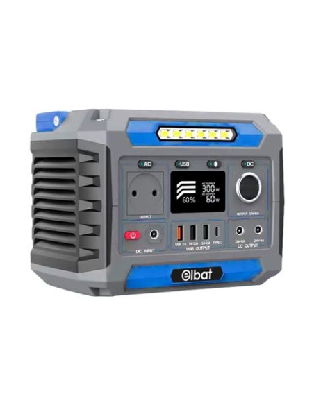 ESTACIÃ“N DE ENERGÃA PORTÃTIL 300W - 78.000MAH ELBAT