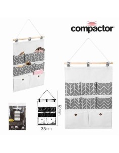 BOLSILLERO DE PARED 8 BOLSILLOS 35X52CM